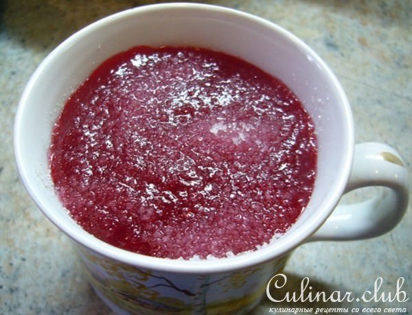 Кисель клюквенный (Kiсель з журавiн)