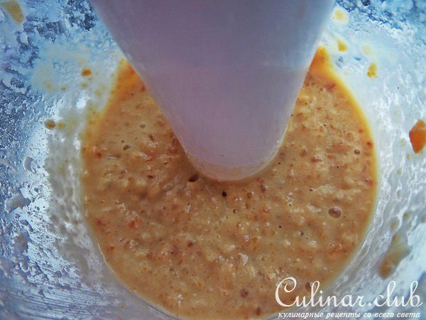 Смузи с фасолью,курагой и отрубями