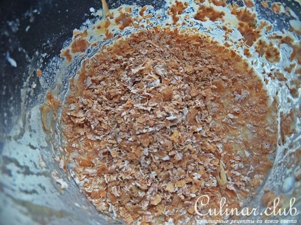 Смузи с фасолью,курагой и отрубями