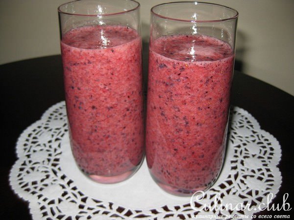 Smoothie с черникой
