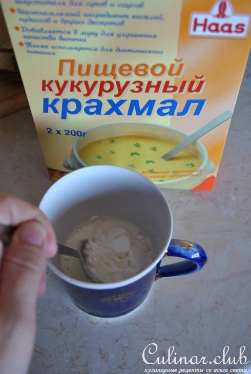 Шоколадный кисель в съедобных чашечках
