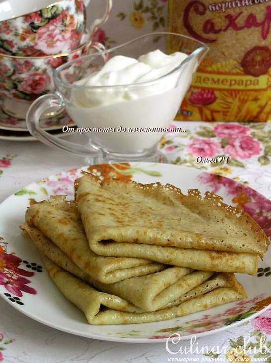 Бабушкины блинчики с коричневым сахаром
