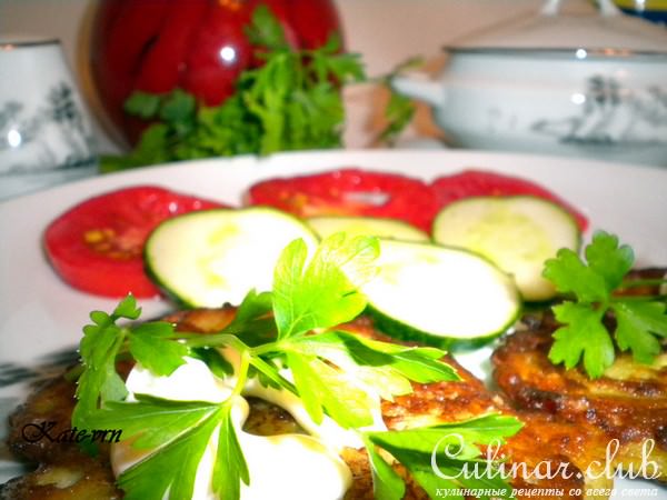 Картофельно-кабачковые оладьи (вариант)