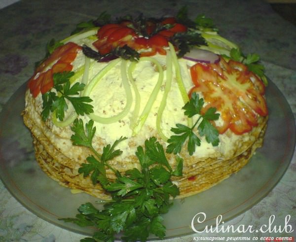 Блинчатый пирог