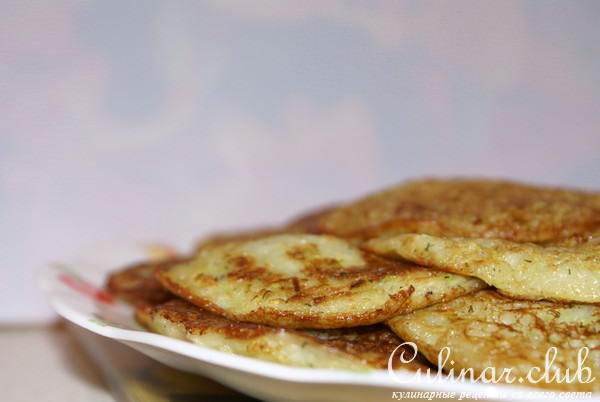 Оладьи картофельно-кабачковые