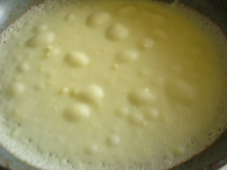 Заварные блины на молоке