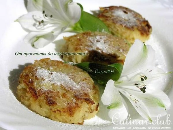Лимонно-яблочные оладьи (без муки и сахара)