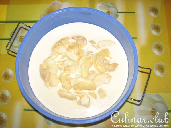 Германская оладья с яблоками