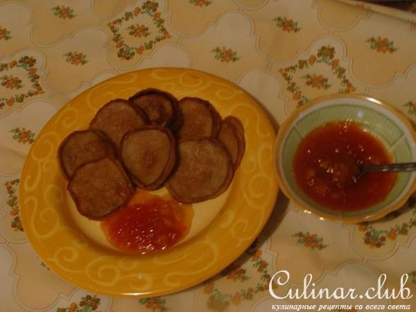 Оладьи с цитрусовым соусом