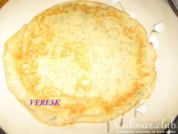 Блинчики фаршированные яблоками