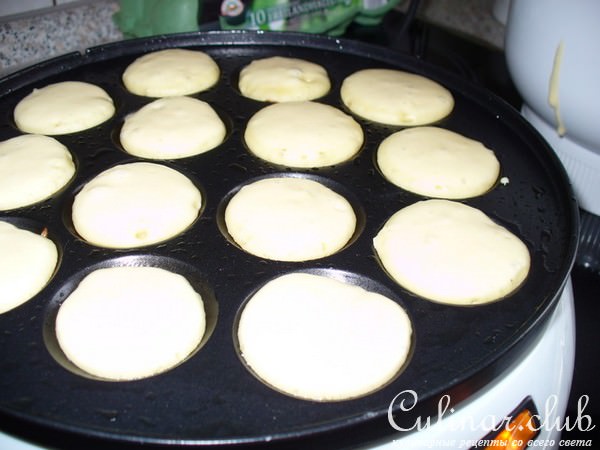 " ЗАВТРАК для ЛЮБИМОГО " или Poffertjes с черничным творогом