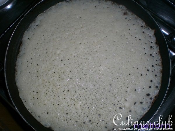 Пшенные блины (постные)