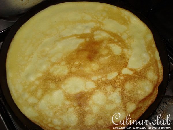 Блинчики с яблоками и миндалем