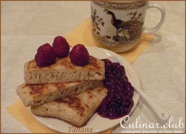 Оладьи ОВСЯНЫЕ на сыворотке с изюмом