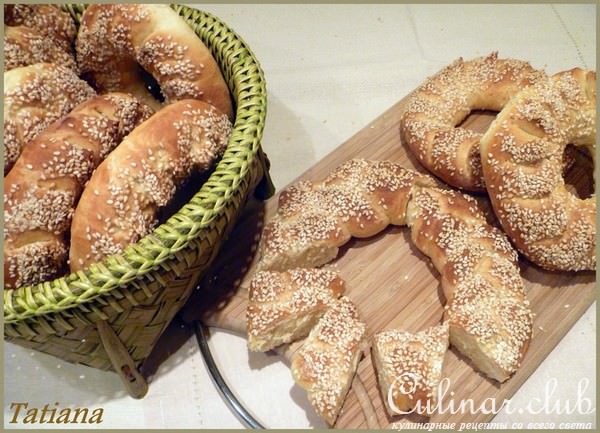 КАЛАЧИКИ с кунжутом (ФМ Хлебный)