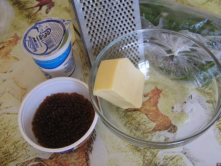 Блинчики с икрой «Курсантские».
