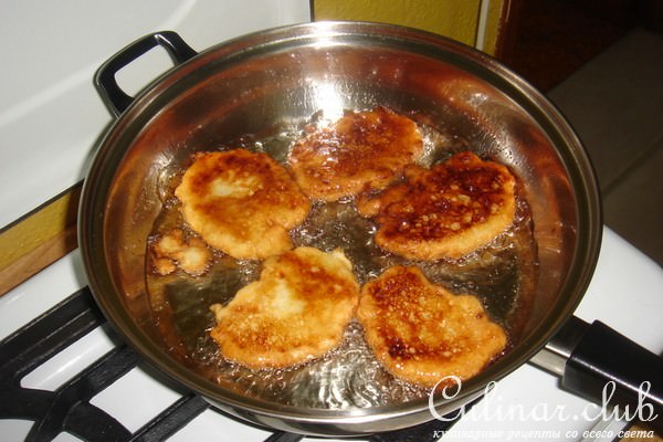 оладьи с яблоками мой вариант