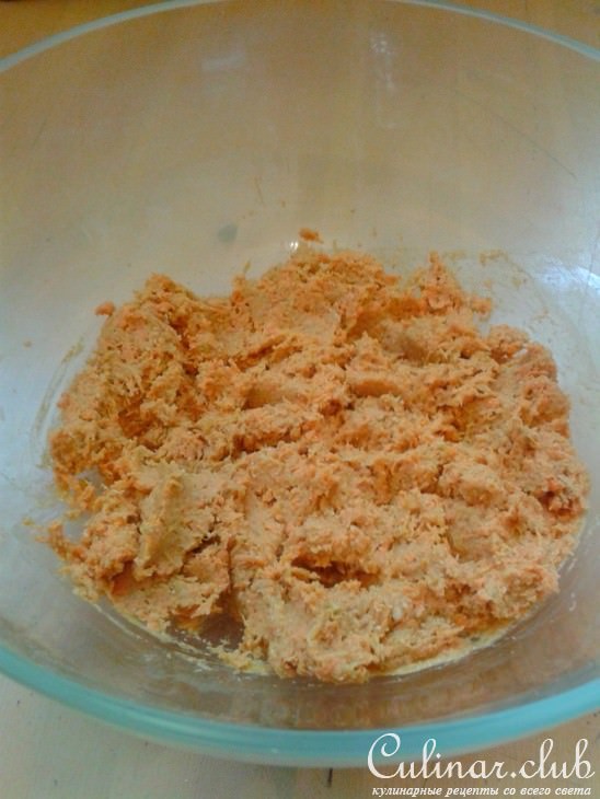 Крокеты запеченные из кабачков и батата под муссом из сыра Тофу