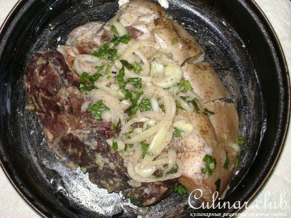 Запеченое мясо по домашнему