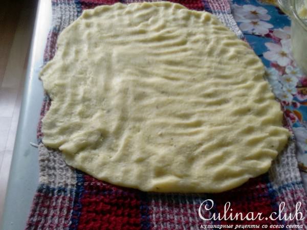 Картофельная кулебяка.