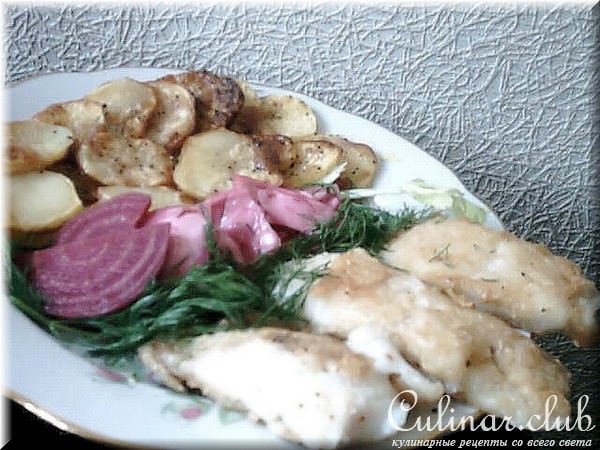 Рыбка запеченная
