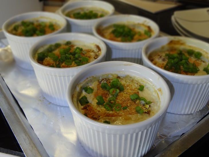 " Грибной Жульен с Омарами и Гребешками "