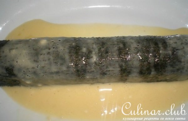 Теплые роллы с мясом краба