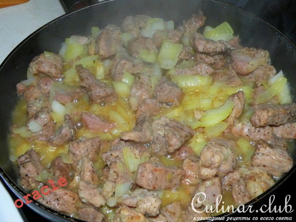 Зимнее "жаркое" со свининой и овощами