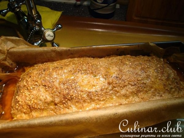 Мясной хлеб с картофельной начинкой