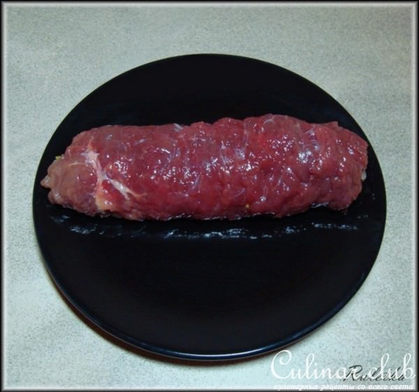 Мясные роллы в сидровом соусе.