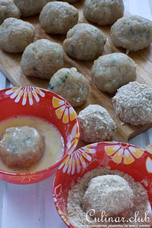 Рыбные котлеты в кокосовой панировке