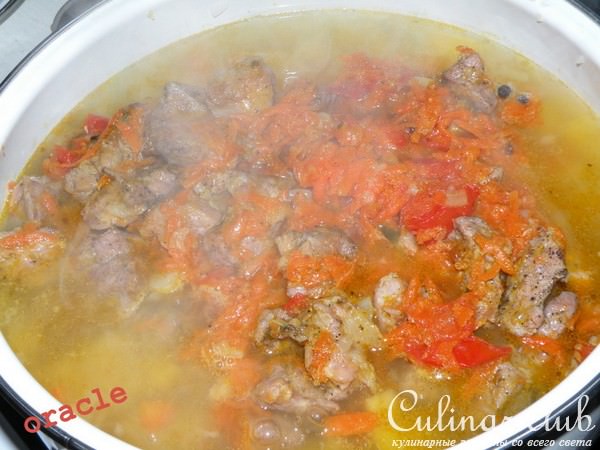 Зимнее "жаркое" со свининой и овощами