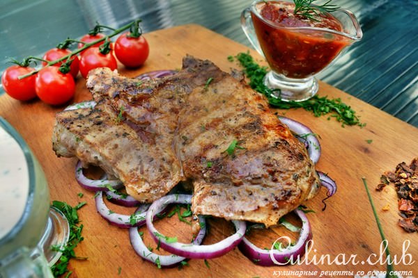Свинина (шашлык) в луковом маринаде