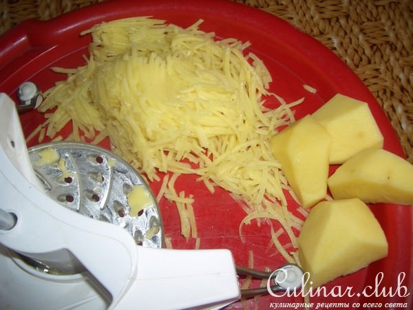 Запеканка из свинины с картофелем