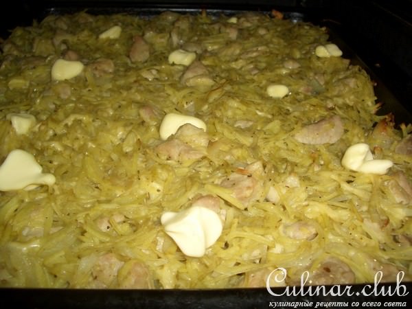 Запеканка из свинины с картофелем