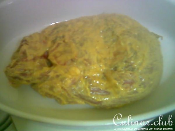 Свинина запеченая с картофелем(вариант)