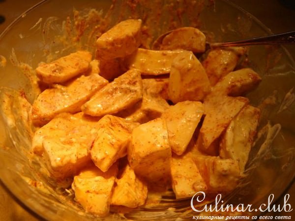 Мясной хлеб с картофельной начинкой