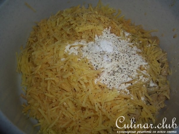 Запеканка из свинины с картофелем