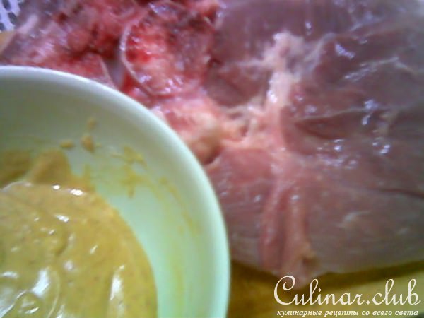 Свинина запеченая с картофелем(вариант)