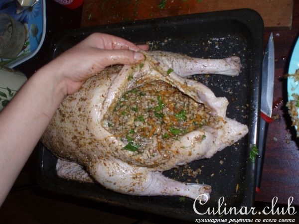 Фаршированная утка