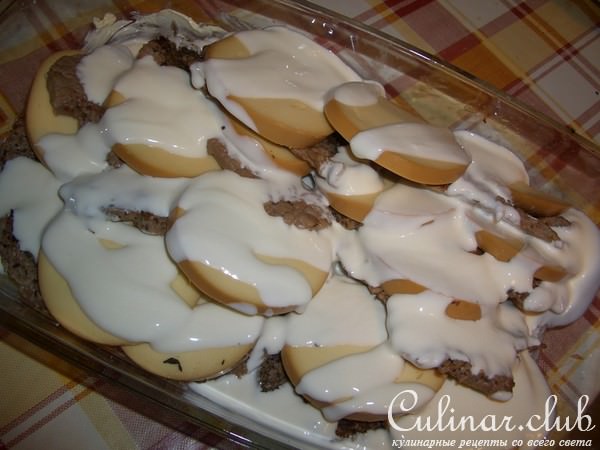 Говядина с колбасным сыром