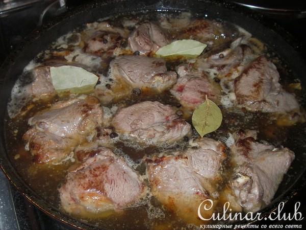 Рагу из баранины с фасолью и овощами