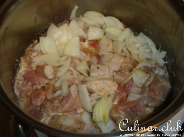 Сочное мясо под кисло-сладким соусом