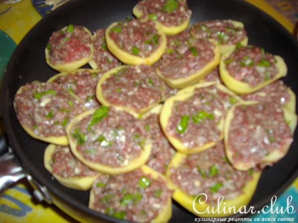 Картошка фаршированная