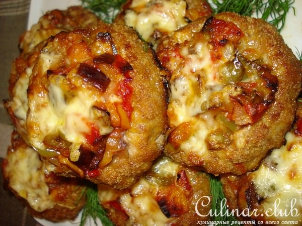 Корзиночки из фарша с овощами