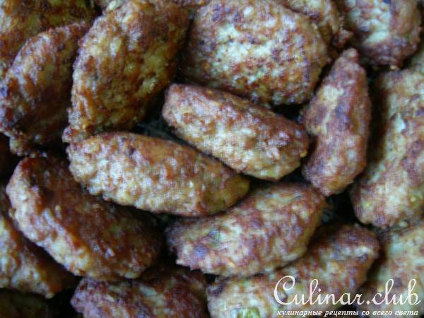 Мясо-овощные котлеты-оладьи