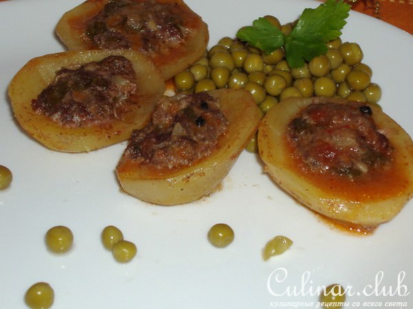 Картошка фаршированная