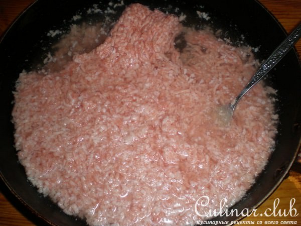 Густая подливка из фарша