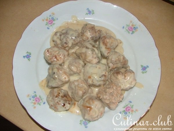 Шведские королевские фрикадельки