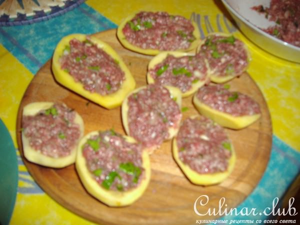 Картошка фаршированная